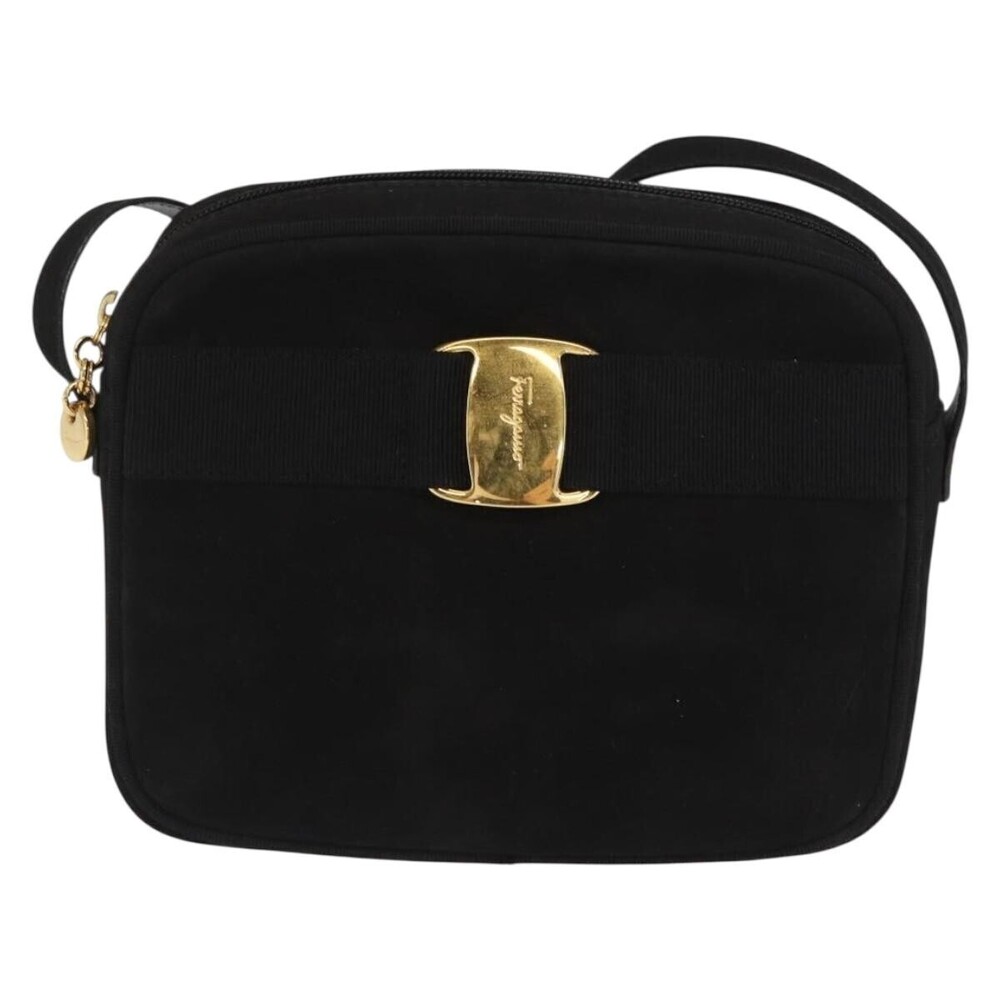 Salvatore Ferragamo Vala Clutch Suede